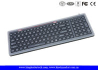 Black 106 Keys Super - Slim Silicone Keyboards USB Interface