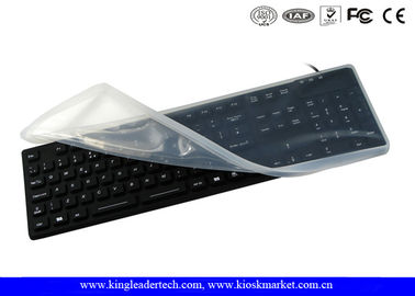 Removable Waterproof Silicone USB Keyboard For Harsh Industrial