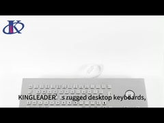 63 Tasti Meccanici Tastiera Antipolvere in Metallo Industriale da Scrivania