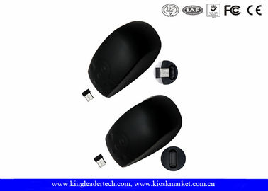 comprare Il mini silicone nero del ricevitore di USB 2,4 gigahertz impermeabilizza il topo senza fili con il puntatore del laser online manufacture