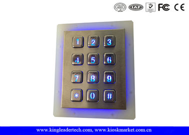 comprare Tastiera numerica illuminata garage resistente Backlit sicurezza all'aperto del vandalo della tastiera del metallo online manufacture