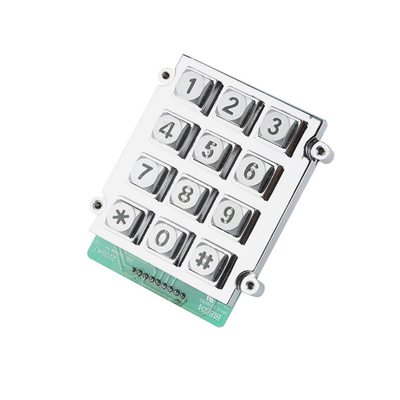 comprare Matrice in lega di zinco retroilluminata del tastierino numerico antivandalismo IP65 chiave per l'ambiente scuro online manufacture