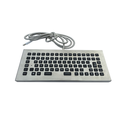 comprare Desktop robusto a prova di vandali a prova d'acqua tastiera retroilluminata impermeabile con cavo rinforzato online manufacture