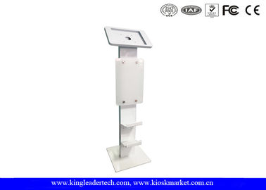 comprare Logo Panel Tablet Kiosk Stand indipendente con gli scaffali della scarpa online manufacture