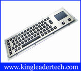 Waterproof Illuminated Metal Keyboard With Touchpad And 64 Led Backlit Keys