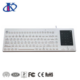comprare Tastiera Backlit impermeabile 2 del silicone - nell'interfaccia di USB PS/2 del cuscinetto di numero del touchpad -1 online manufacture