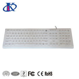 comprare La tastiera lavabile del silicone IP68 con o senza retroilluminato digita il colore bianco o nero online manufacture