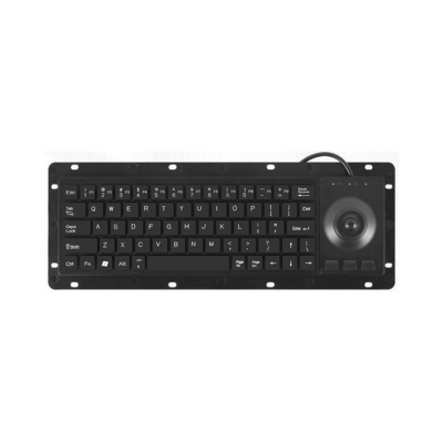 comprare Tastiera per computer industriale Tastiera in plastica nera a prova di polvere personalizzata con interfaccia USB o PS2 e layout personalizzato disponibile online manufacture