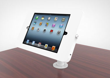 comprare Rivestimento ricoperto polvere di recinzione montato scrittorio regolabile del metallo del supporto del chiosco di Ipad del collo d'oca online manufacture