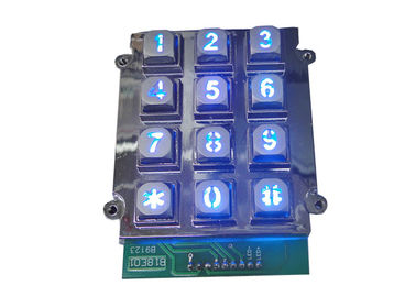 comprare Chiavi colorate Backlit LED della gomma di silicone della tastiera del metallo per il sistema del controllo di accesso online manufacture