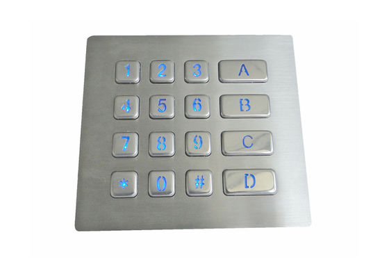 comprare 16 chiavi principali Backlighting la tastiera IP65 del metallo della matrice online manufacture