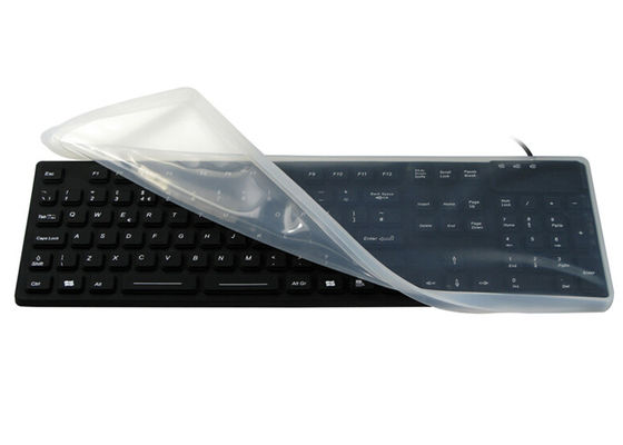 comprare Nessuna tastiera medica di montaggio EN55022 con la copertura smontabile del silicone online manufacture