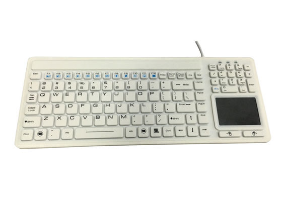 comprare Tastiera impermeabile 100mA del silicone di chiavi dell'emissione 107 di contabilità elettromagnetica con il touchpad del topo online manufacture