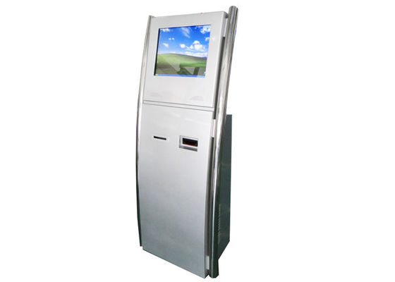 comprare Chiosco autonomo 300nits del touch screen di informazioni con due la maniglia Pali online manufacture