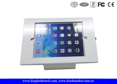 comprare Recinzione fissata al muro da tavolino del chiosco di Ipad con la serratura antifurto nel bianco online manufacture