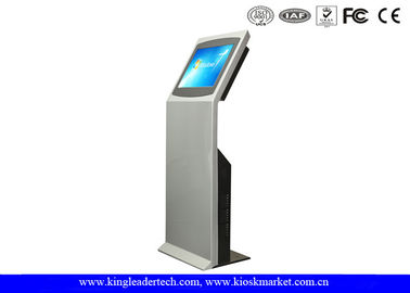 comprare Chiosco self service d'acciaio durevole di recinzione dell'esposizione del pavimento di condizione del chiosco LCD del touch screen online manufacture