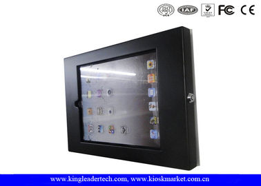 comprare Parete che monta recinzione del chiosco di Ipad del nero di Matt, fatta di metallo irregolare con polvere ricoperta online manufacture