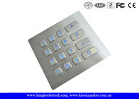 Numeric Illuminated Backlit Metal Keypad 16 Keys for Security Access Control System