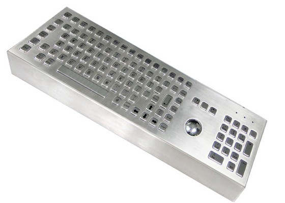 comprare Tastiera industriale da tavolino del metallo Ip68 con il topo pieno Touchball di chiavi online manufacture
