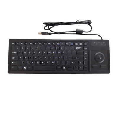 Tastiera industriale impermeabile IP65 con 87 tasti e mini trackball per ambienti difficili